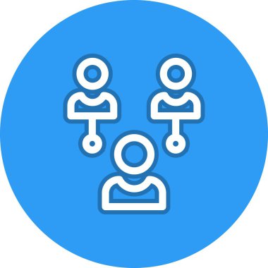 Donör Satırı Çember Vektör Simgesi Tasarımı