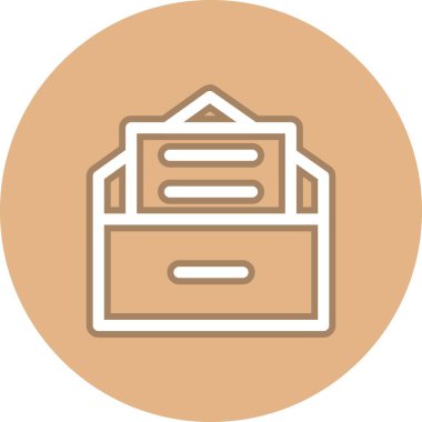 Davet Satırı Çember Vektör Simgesi Tasarımı