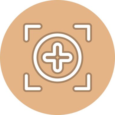 Satır Çemberi Vektör Simgesi Tasarımı Ekle