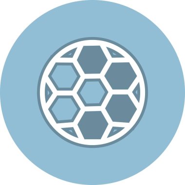 Futbol Hattı Çember Vektör Simgesi Tasarımı