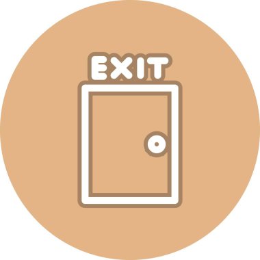 Satır Çemberi Vektör Simgesi Tasarımı Çık