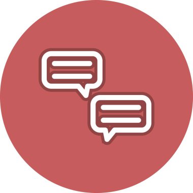 İletişim Hattı Çember Vektör Simgesi Tasarımı