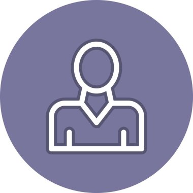 İşçi Satırı Çemberi Vektör Simgesi Tasarımı