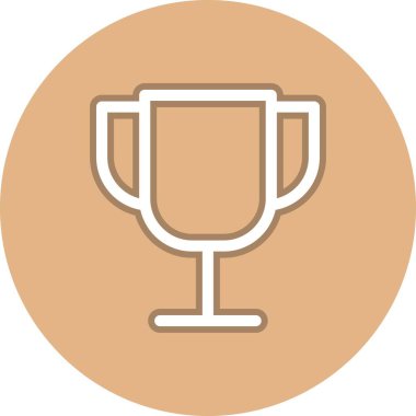 Ganimet Satırı Çember Vektör Simgesi Tasarımı