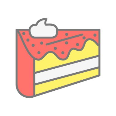 Tatlı Doldurulmuş Işık Vektörü Simgesi Tasarımı