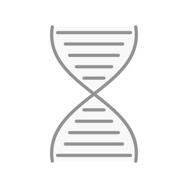 DNA Doldurulmuş Işık Vektörü Simgesi Tasarımı