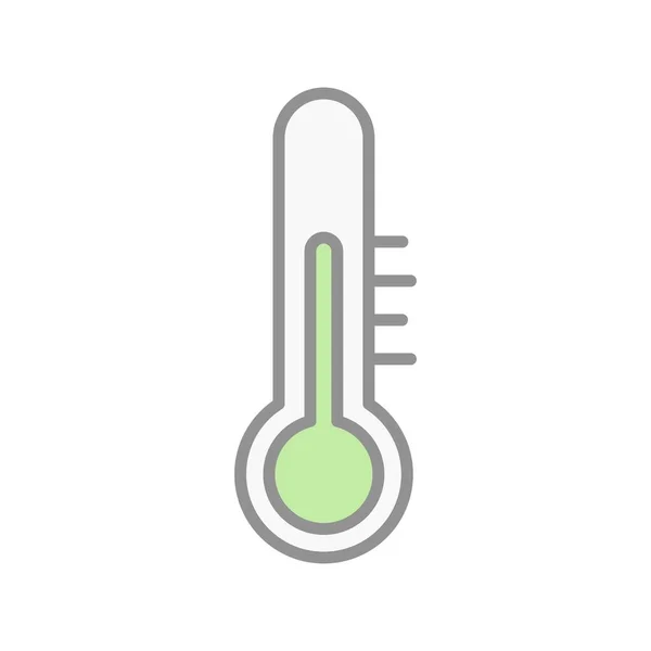 Temperatura Preenchido Luz Vetor Ícone Desig —  Vetores de Stock