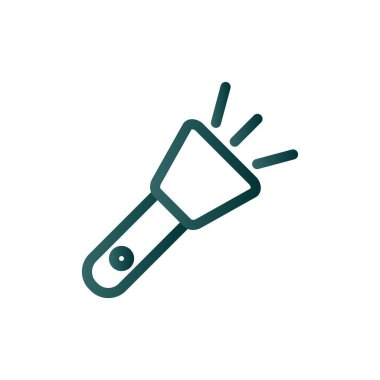 Flash Işık Çizgisi Gradyan Vektör Simgesi Tasarımı