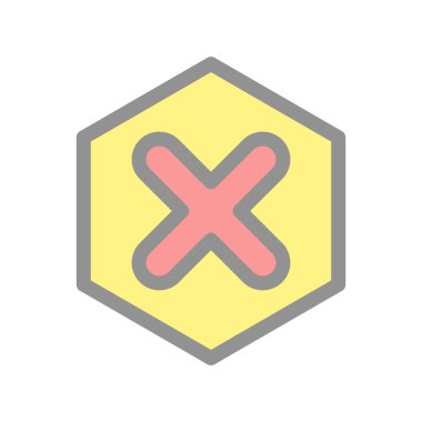 Girdi Doldurulmuş Işık Vektörü Simgesi Tasarımı Yok