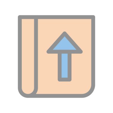 Shift Doldurulmuş Işık Vektörü Simgesi Tasarımı