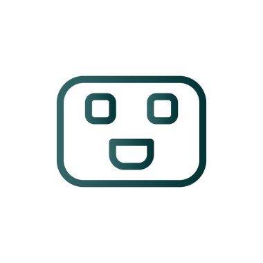 Eklenti Satırı Gradyan Vektör Simgesi Tasarımı