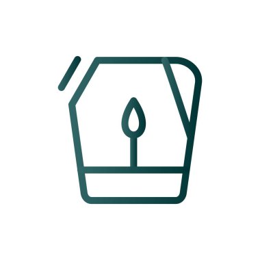 Biyoyakıt Çizgisi Gradyan Vektör Simgesi Tasarımı