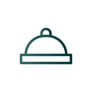 Büfe Satırı Gradyan Vektör Simgesi Tasarımı