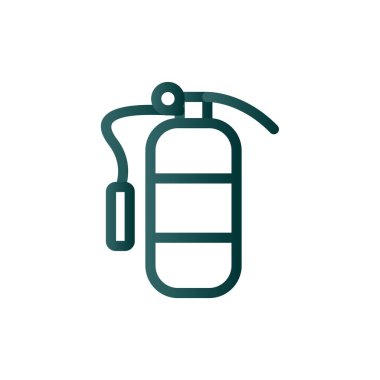 Yangın söndürme hattı Gradyan Vektör Simgesi Tasarımı