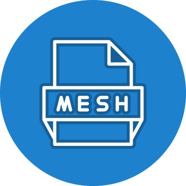 Ağ Satırı Çemberi Vektör Simgesi Tasarımı