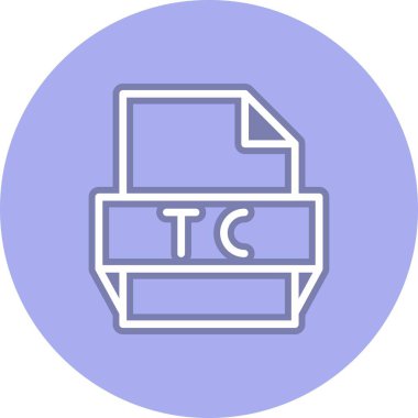 Tc Satır Çemberi Vektör Simgesi Tasarımı