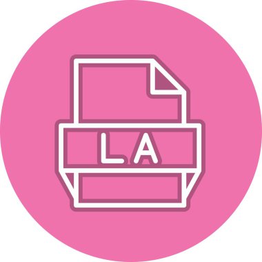 La Satır Çemberi Vektör Simgesi Tasarımı