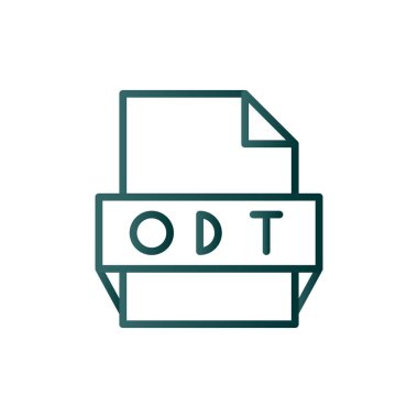 Ot Satırı Gradyan Vektör Simgesi Tasarımı