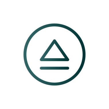 Üst Satır Gradyan Vektör Simgesi Tasarımı