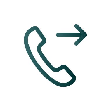 Giden Arama Satırı Gradyan Vektör Simgesi Tasarımı