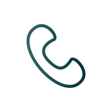 Telefon Hattı Gradyan Vektör Simgesi Tasarımı