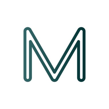 E- posta Satırı Gradyan Vektör Simgesi Tasarımı