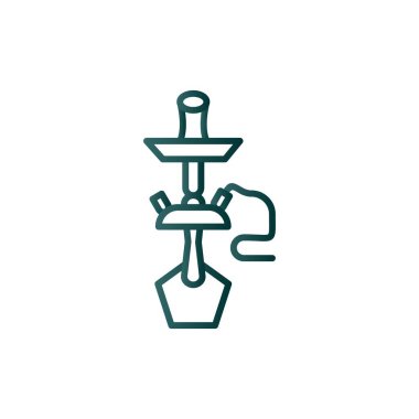 Naylon Çizgisi Gradyan Vektör Simgesi Tasarımı