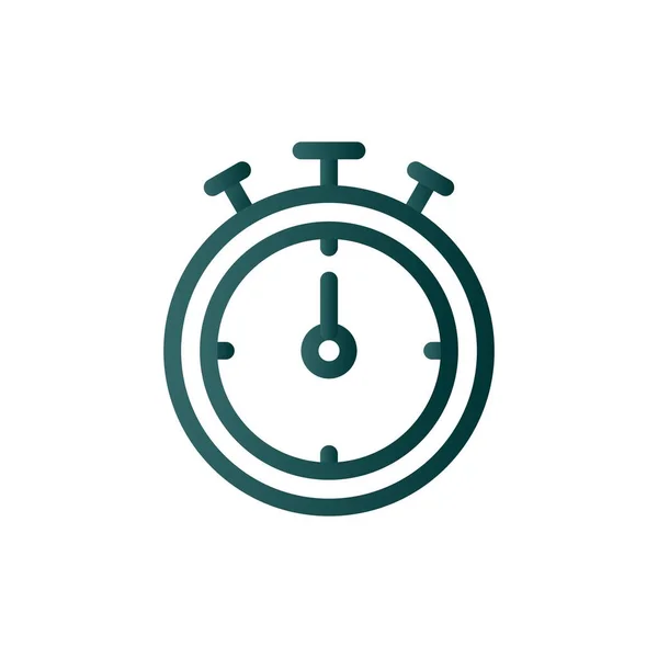 Chronometer Line Gradient Vector Icon Desig — Stockvektor