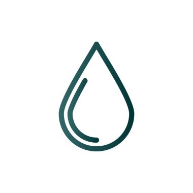 Satır Gradyan Vektör Simgesi Tasarımı Bırak