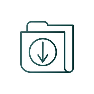 Dizin Satırı Gradyan Vektör Simgesi Tasarımı İndir