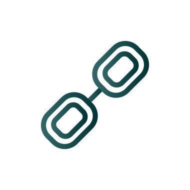 Bağlantı Çizgisi Gradyan Vektör Simgesi Tasarımı