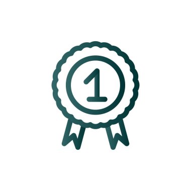 Kaliteli Satır Gradyan Vektör Simgesi Tasarımı