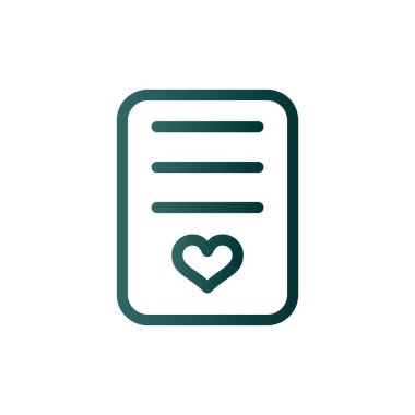 Aşk Harfi Satırı Çemberi Vektör Simgesi Tasarımı