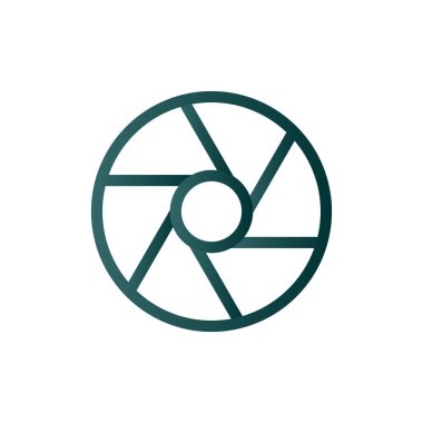 Satır Gradyan Vektör Simgesi Tasarımı