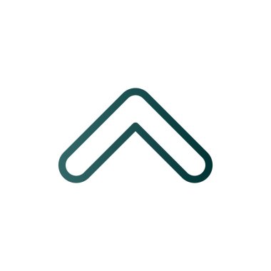 Çizgi Üstü Noktası Gradyan Vektör Simgesi Tasarımı