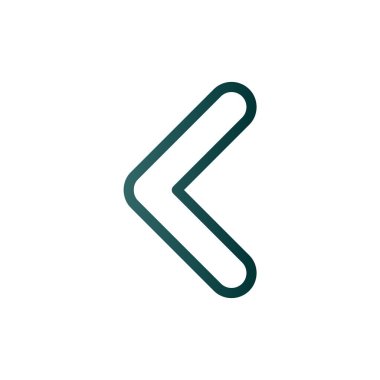 Nokta Sol Satır Gradyan Vektör Simgesi Tasarımı