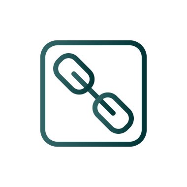 Bağlantı Satırı Gradyan Vektör Simgesi Tasarımı