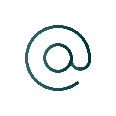 Satır Gradyan Vektör Simgesi Desig 'de