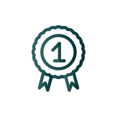 Kaliteli Satır Gradyan Vektör Simgesi Tasarımı