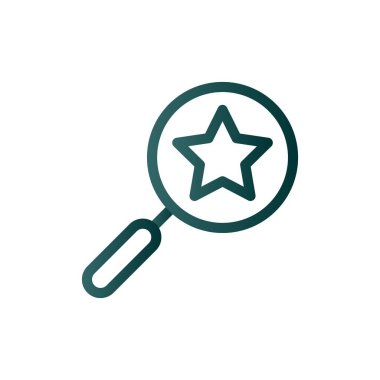 Beğeni Çizgisi Gradyan Vektör Simgesi Tasarımı