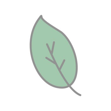 Yaprak Doldurulmuş Işık Vektörü Simgesi Tasarımı