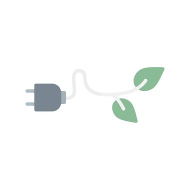 Biyo Düz Işık Vektörü Simgesi Tasarımı