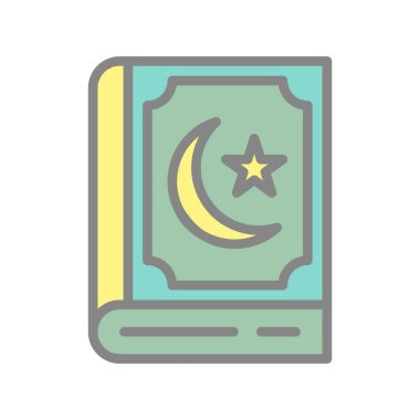 Kuran Işık Vektörü Simgesi Tasarımı