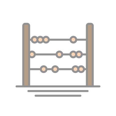 Abaküs Işık Vektörü Simgesi Tasarımı