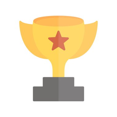 Ödül Düz Işık Vektörü Simgesi Tasarımı