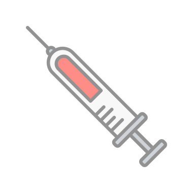 Klinik Dolu Işık Vektörü Simgesi Tasarımı