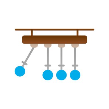 Momentum Düz Gradyan Vektör Simgesi Tasarımı