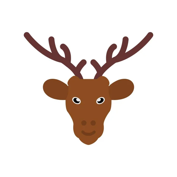 Deer Flat Gradient Vector Icon Desig — Stockový vektor