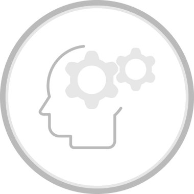 Bilgi Düz Çember Vektör Simgesi Tasarımı