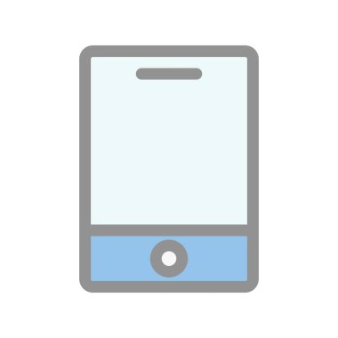 Akıllı Telefon Doldurulmuş Işık Vektörü Simgesi Tasarımı